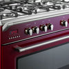 DeLonghi Vintage DVRS 916 DF BU, Dual Fuel Range Cooker - Burgundy (Discontinued) Thumbnail