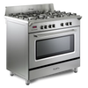 DeLonghi Vintage DVRS 916 DF SS, Dual Fuel Range Cooker - Stainless Steel Discontinued Thumbnail