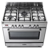 DeLonghi Vintage DVRS 916 DF SS, Dual Fuel Range Cooker - Stainless Steel Discontinued Thumbnail