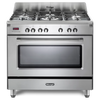 DeLonghi Vintage DVRS 916 DF SS, Dual Fuel Range Cooker - Stainless Steel Discontinued Thumbnail