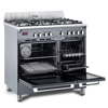 DeLonghi Vintage DVTR 906 DF SLATE-1, Dual Fuel Range Cooker - Slate Grey Discontinued Thumbnail