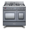 DeLonghi Vintage DVTR 906 DF SLATE-1, Dual Fuel Range Cooker - Slate Grey Discontinued Thumbnail
