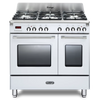 DeLonghi Vintage DVTR 906 DF WH-1, Dual Fuel Range Cooker - White Discontinued Thumbnail