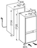 Liebherr ECBN 9471 Monolith, Plumbed-In Integrated Fridge Freezer with BioFresh Thumbnail