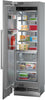 liebherr egn9271 monolith integrated freezer with door open. Freezer compartment is filled with food items. The freezer is angled slightly to the left. Thumbnail