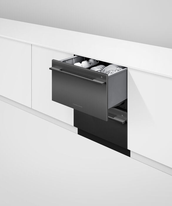 Fisher & Paykel Series 9 DD60DDFHB9, Black Stainless Steel Double Dishdrawer
