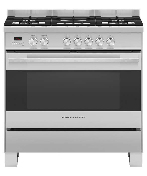 Fisher & Paykel Series 7 OR90SDG4X1, Contemporary Dual Fuel Range Cooker - Stainless Steel