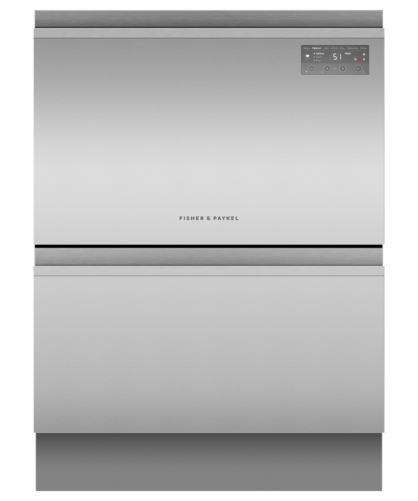 Fisher & Paykel Series 7 DD60D2HNX9, Stainless Steel Double Dishdrawer