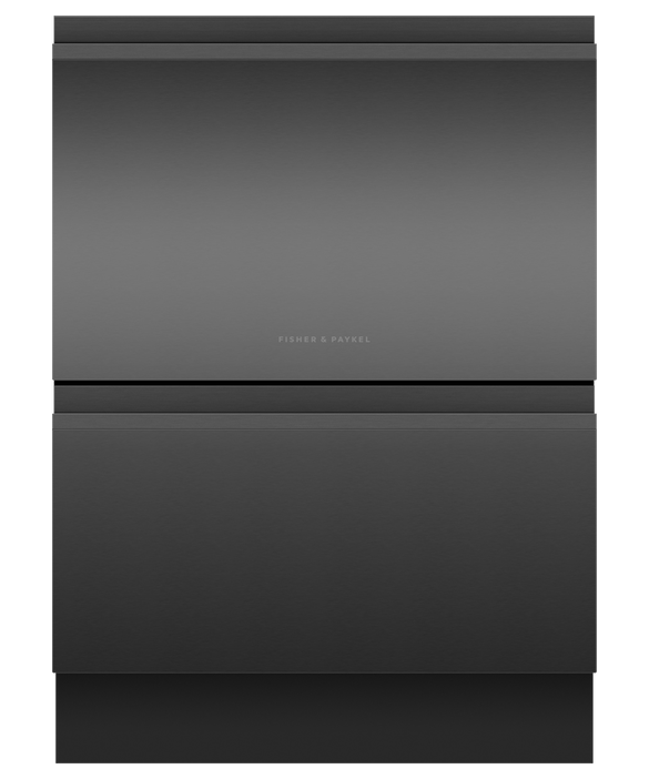 Fisher & Paykel Series 9 DD60D4HNB9, Black Stainless Steel Double Dishdrawer