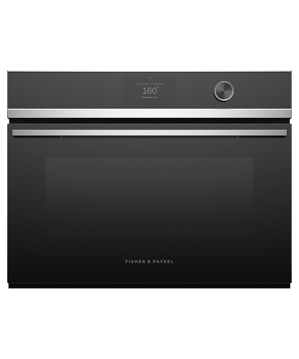 Fisher & Paykel Series 9 OM60NDTDX1, Contemporary Compact Oven - Black
