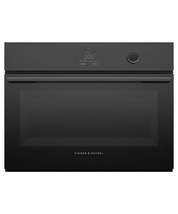 Fisher & Paykel Series 9 OS60NMTDB1, Minimal Compact Oven with Steam Function - Black