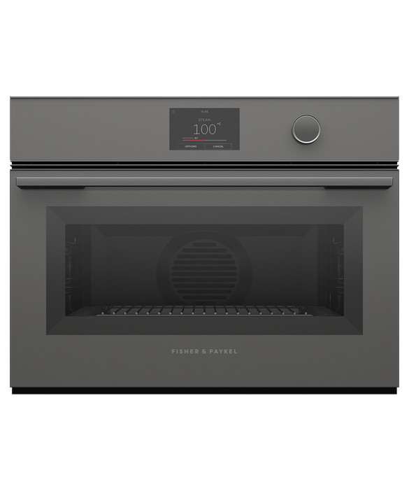 Fisher & Paykel Series 9 OS60NMTDG1, Minimal Compact Oven with Steam Function - Grey