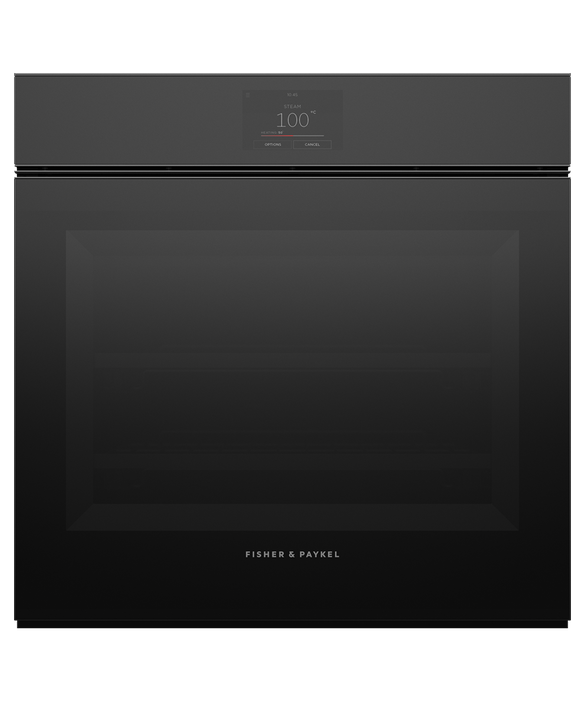 Fisher & Paykel Series 11 OS60SMTNB1, Minimal Single Oven with Steam Function - Black