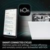 Haier XF 5C7M0W-80 Freestanding 60cm 15 Place Dishwasher with C Energy Rating - White Thumbnail