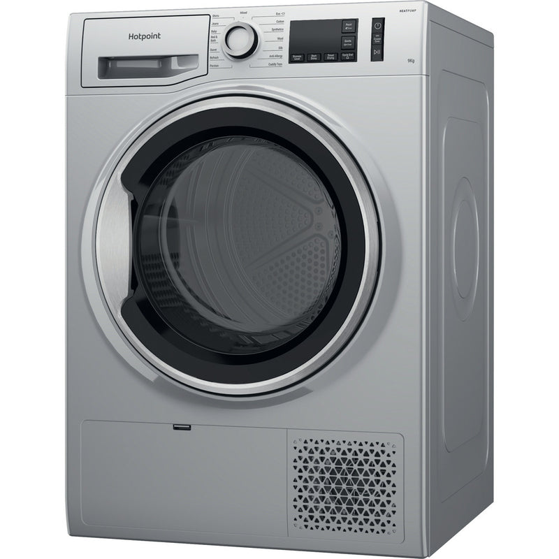 Hotpoint 9kg NT M11 92SSK UK Heat Pump Tumble Dryer - Silver (Discontinued)