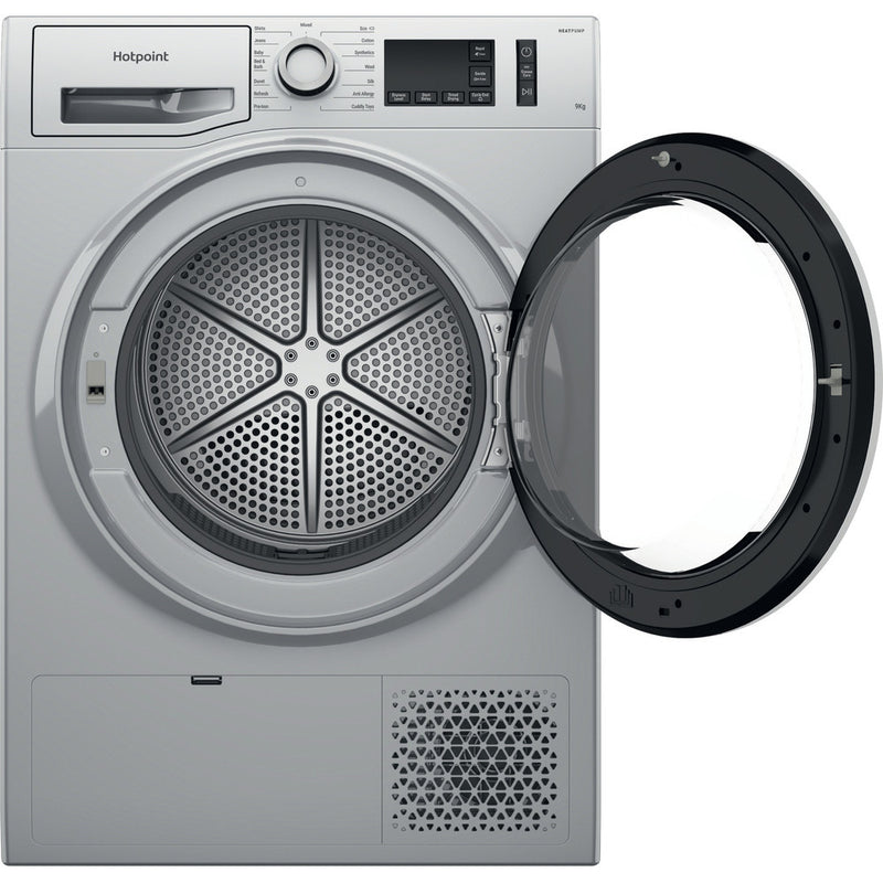 Hotpoint 9kg NT M11 92SSK UK Heat Pump Tumble Dryer - Silver (Discontinued)