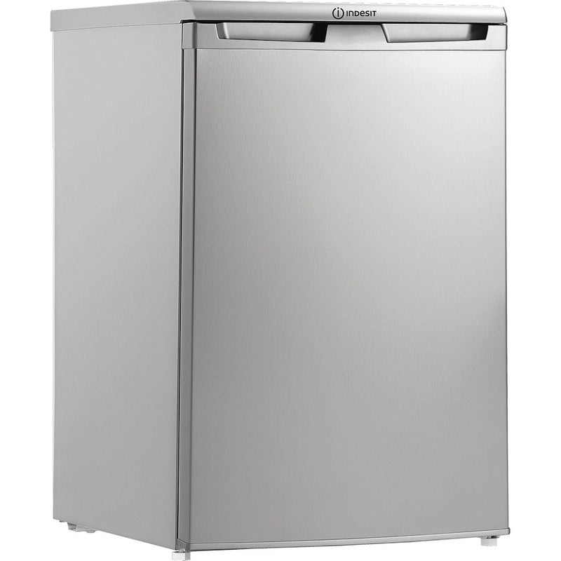 Indesit I55R1 112S UK Freestanding Undercounter Fridge - Silver