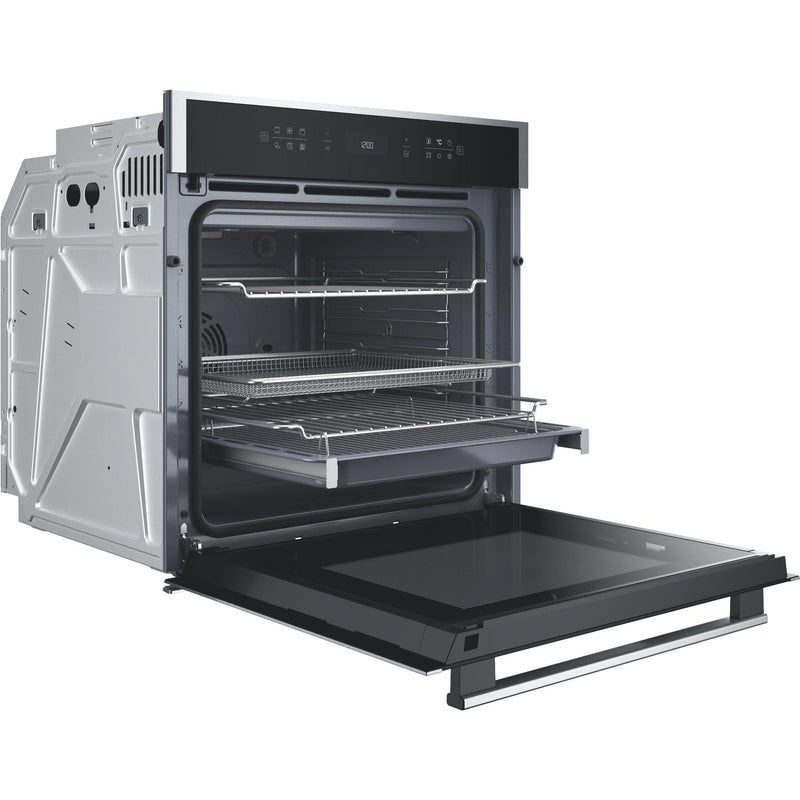 Hotpoint HOI68PT1SXUKC Class 6 60cm Built-In Single Pyrolytic Oven with ActiveMultiflow and Air Fry - Stainless Steel