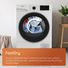 Hotpoint CHD84MWBSUK Fabric Care Freestanding 8kg Heat Pump Tumble Dryer with HomeWhiz Thumbnail