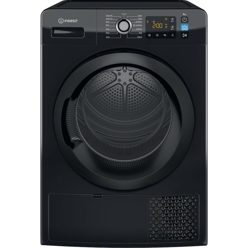 Indesit YT M11 92B X UK Freestanding 9kg Heat Pump Tumble Dryer - Black (Discontinued)