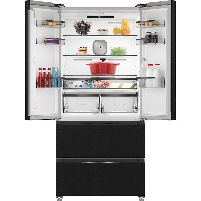 Whirlpool WHG2 6513 XK4UK Dual No Frost American Fridge Freezer with Fresh Lock