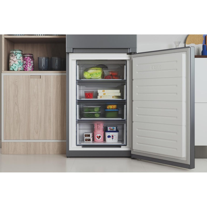 Indesit Total No Frost IBTNF 60182 S AQUA UK Fridge Freezer - Silver (Discontinued)