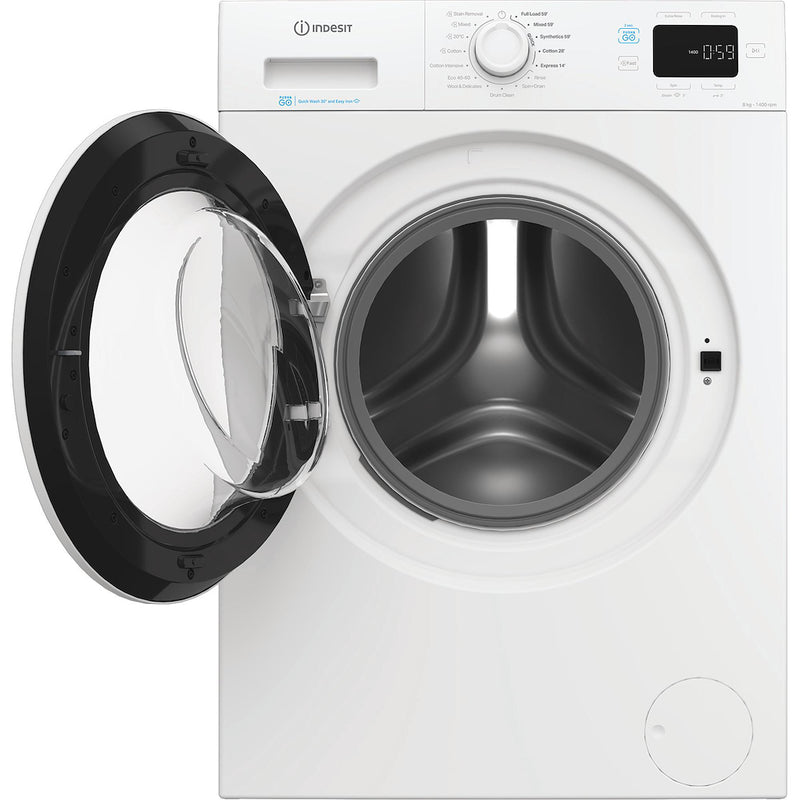 Indesit Push&Go IP 846 PUSH&GO UK 8kg Washing Machine - White