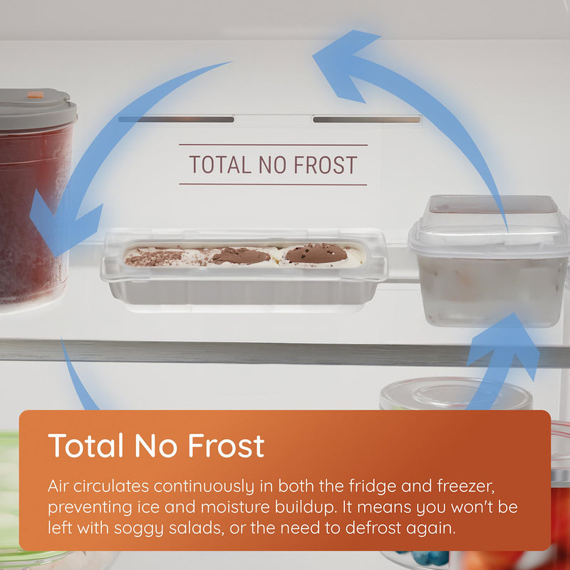 Hotpoint HPGF6564XK4UK Total No Frost American Fridge Freezer with Fresh Shield - Dark Inox