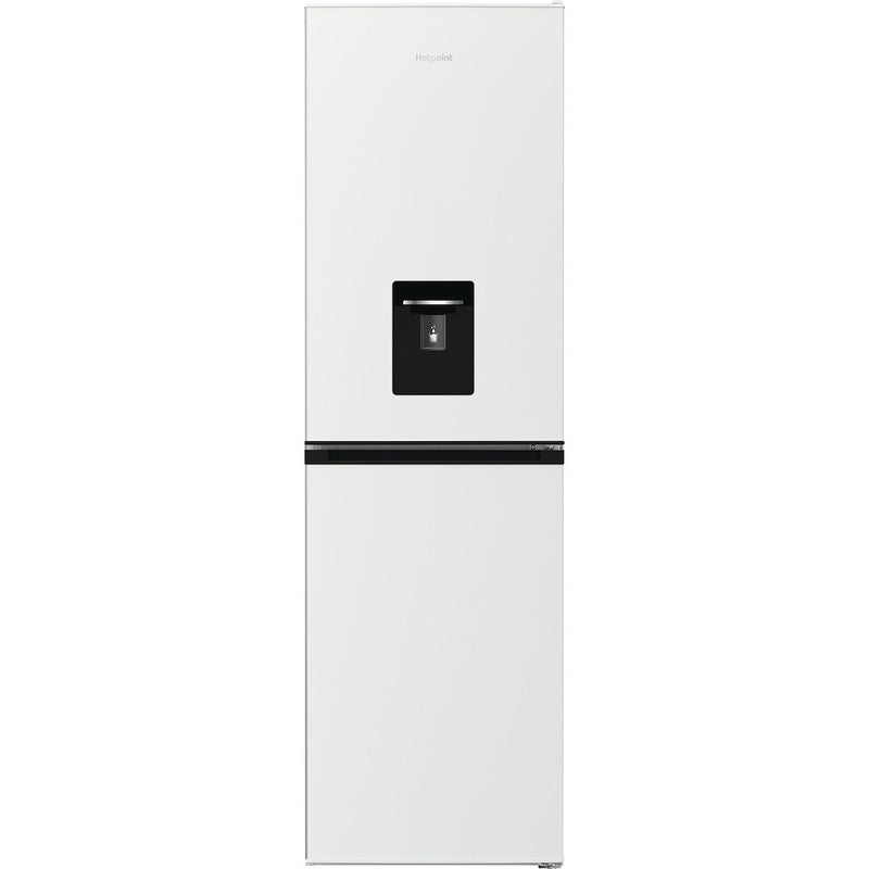 Hotpoint HPKH 1261W W4UK Freestanding 50/50 No Frost Fridge Freezer with Water Dispenser - White