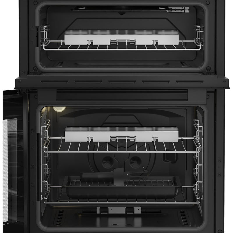 Hotpoint HDG6GDCB Freestanding 60cm Gas Double Cooker - Black (Discontinued)