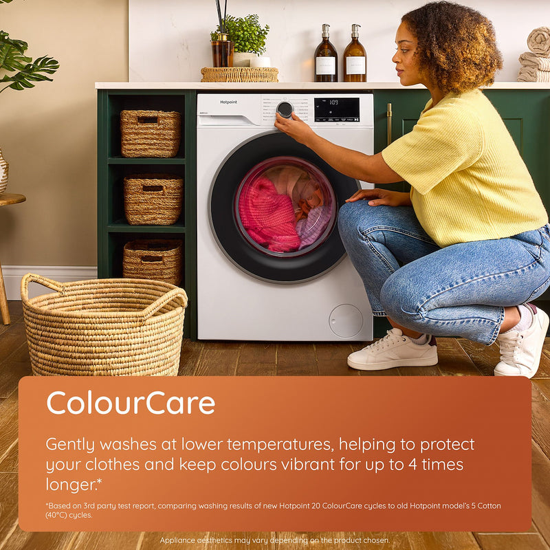 Hotpoint H101ANTISTAINUK AnitStain Freestanding 10kg 1400rpm Washing Machine - White