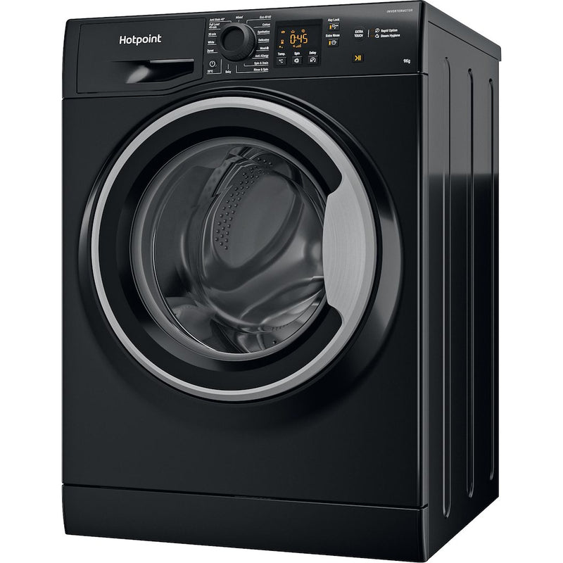 Hotpoint NSWF 946 BS UK Anti-Stain 9kg 1400rpm Washing Machine - Black