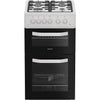 Hotpoint HTG5GCW Freestanding 50cm Gas Double Cooker - White Thumbnail
