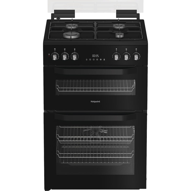 Hotpoint HDD6GDC2B1 Dual Fuel Double Oven Cooker