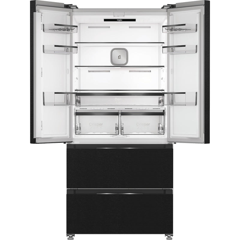 Whirlpool WHG2 6513 XK4UK Dual No Frost American Fridge Freezer with Fresh Lock