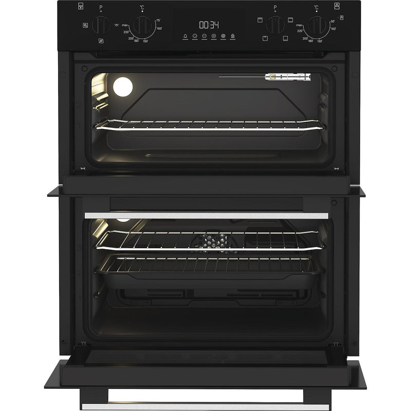 Indesit DUI10DB Built-In Double Oven - Black