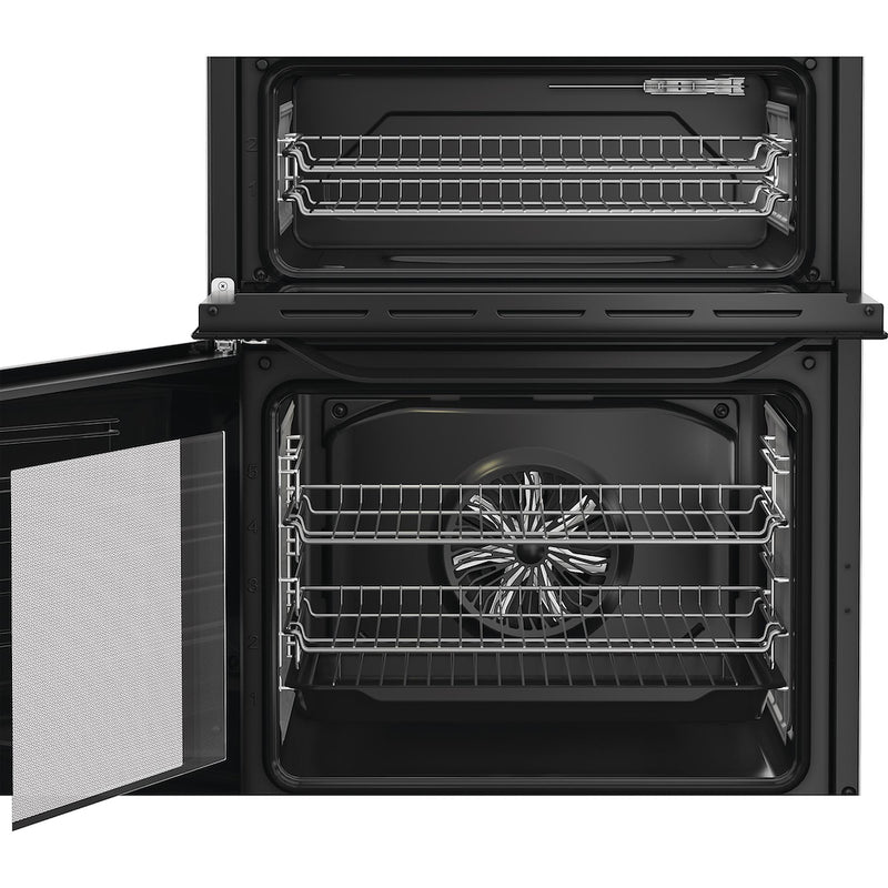 Hotpoint HDE6VDC2B1 60cm Double Oven Electric Cooker with Ceramic Hob