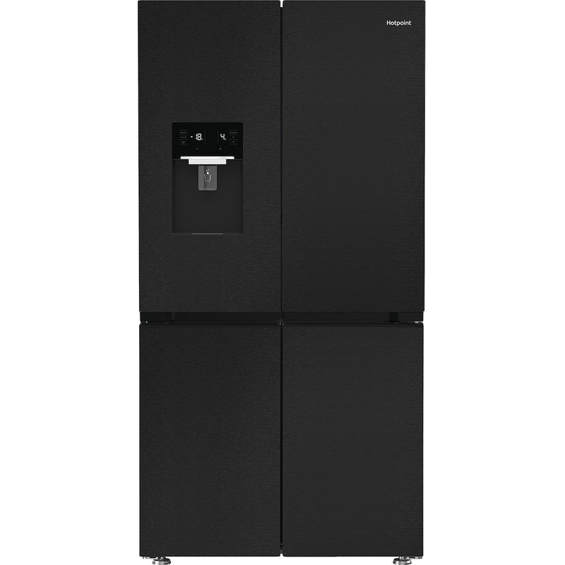 Hotpoint HPGF6564XK4UK Total No Frost American Fridge Freezer with Fresh Shield - Dark Inox