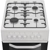 Hotpoint HTG5GCW Freestanding 50cm Gas Double Cooker - White Thumbnail