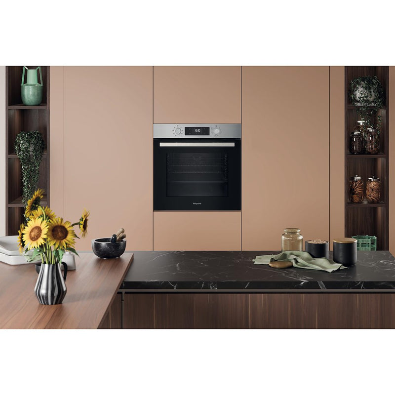 Hotpoint HO255HXUK Built-In Single Oven - Inox