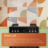 Hotpoint HDG6GDCWX 60cm Freestanding Gas Double Oven Cooker with Glass Lid Thumbnail