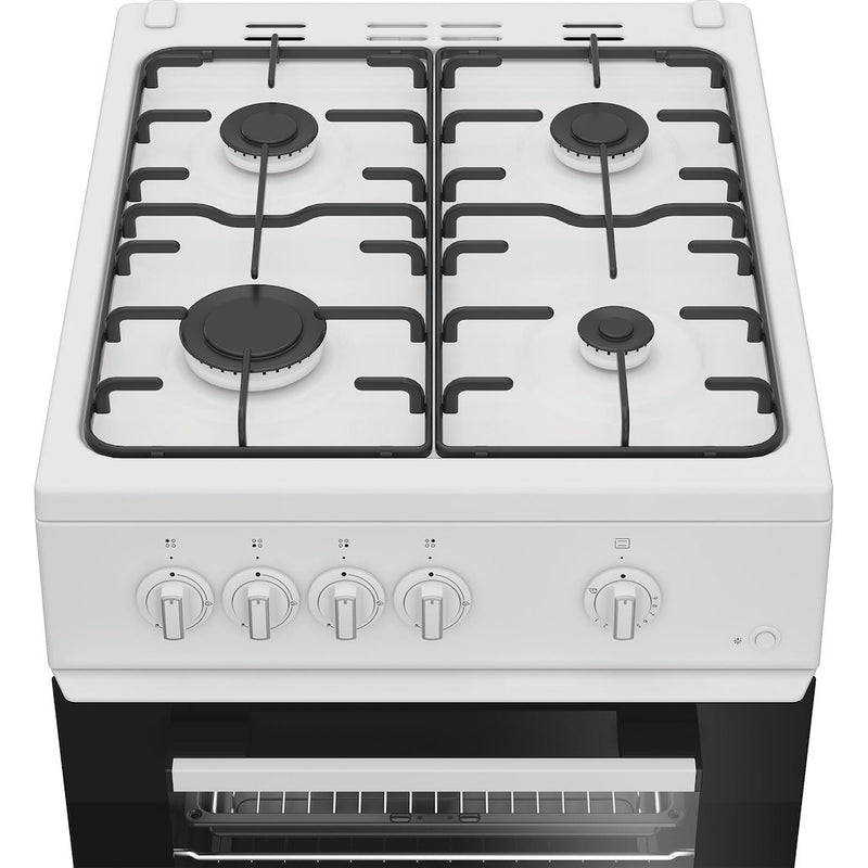 Indesit I5G1KMW Freestanding 50cm Gas Cooker - White