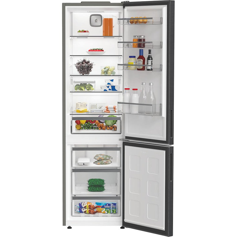 Whirlpool WHK 26403 XBR6UK Dual No Frost 70/30 Fridge Freezer with Fresh Lock - Dark Inox