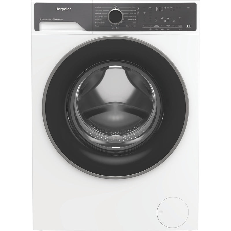 Hotpoint HB103WWCAREUK Fabric Care Freestanding 10kg 1400rpm Washing Machine with HomeWhiz - White