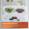 Hotpoint HPKH1261W5UK 270L Freestanding No Frost 50/50 Fridge Freezer with Bottle Rack - White Thumbnail