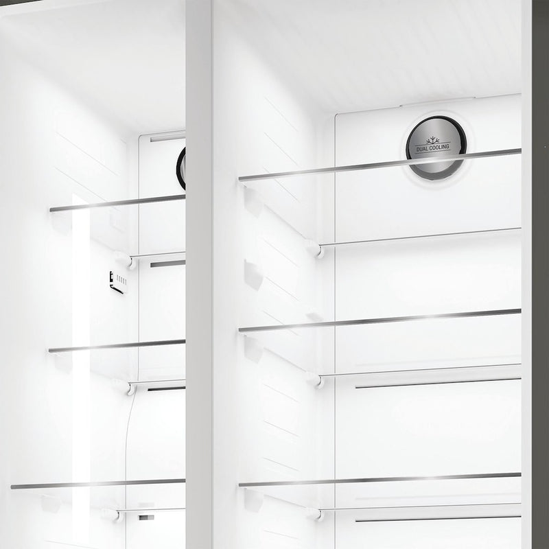 Hotpoint HPG26592XP4UKWR Freestanding American Fridge Freezer with EvenFlow - Inox (Discontinued)