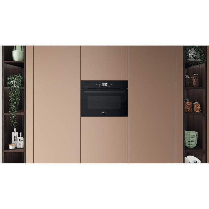 Hotpoint HCT9A9PHTSBUK Built-In Compact Oven with Microwave Function - Black
