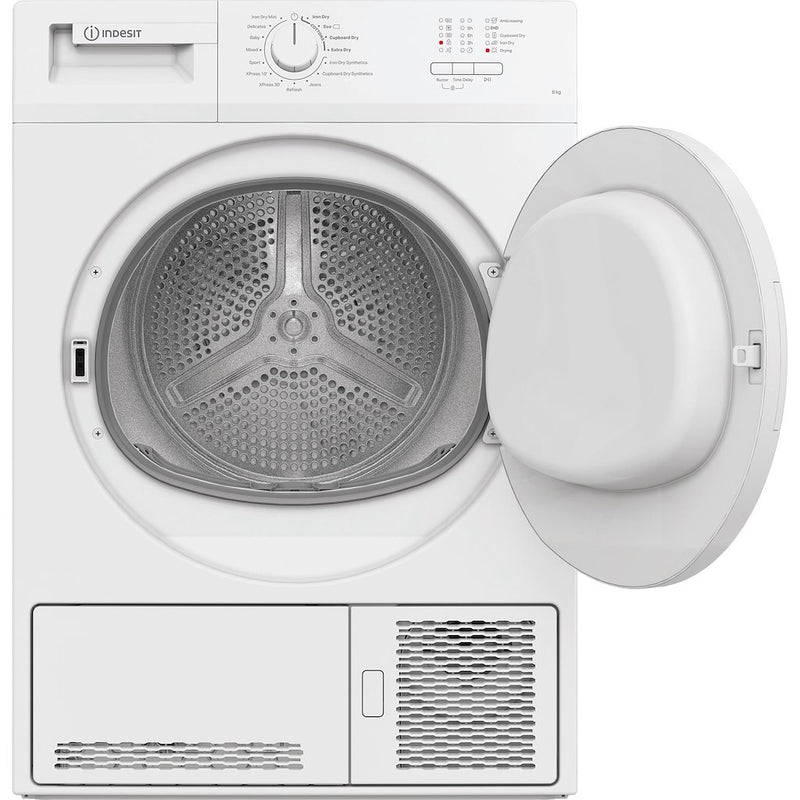 Indesit CYDC72WWGLUK 7kg Condenser Tumble Dryer - White (Discontinued)