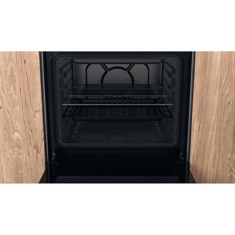 Hotpoint HS67G2PMX/UK Gas Single Cooker - Silver (Discontinued)