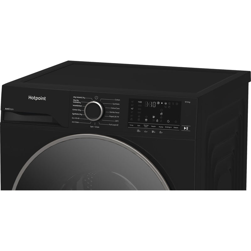 Hotpoint HBD9681BANTISTAINUK 9kg Wash 6kg Dry AntiStain Washer Dryer - Black